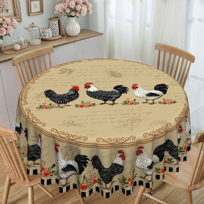 🍂 LIMITED‑TIME 50% OFF! 🐓 Rustic Vintage Rooster Tablecloth – Stylish, Waterproof, Atmospheric ✨