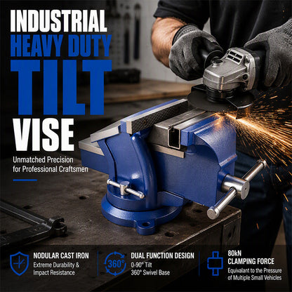 🔩 LIMITED‑TIME 50% OFF! ⚙️ Wide‑Opening Bench Vise – Heavy‑Duty, Adjustable, Precise ✨