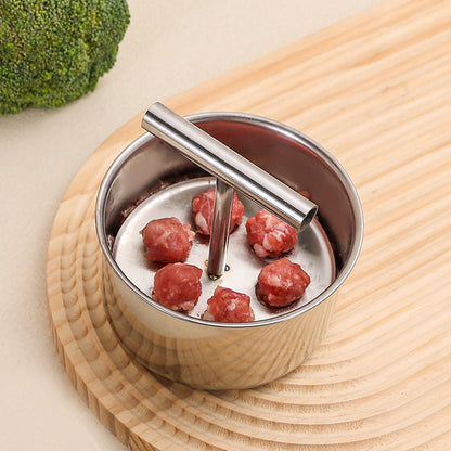 🍳 LIMITED‑TIME 50% OFF! ⚡ Stainless Steel Meatball Mould – Practical, Multi‑use, Space‑Saving ✨
