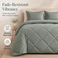 🛏️ LIMITED-TIME 50% OFF! ✨ 3-Piece Quilted Comforter Set with Shams – All-Season Microfiber