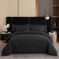 🛏️ LIMITED-TIME 50% OFF! ✨ 3-Piece Quilted Comforter Set with Shams – All-Season Microfiber