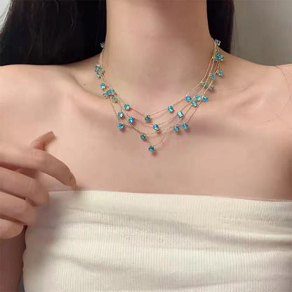 ✨ LIMITED‑TIME 50% OFF! ⚡ Sparkling Multi‑Layered Pendant Necklace for Women – Elegant, Shiny, Versatile 💫