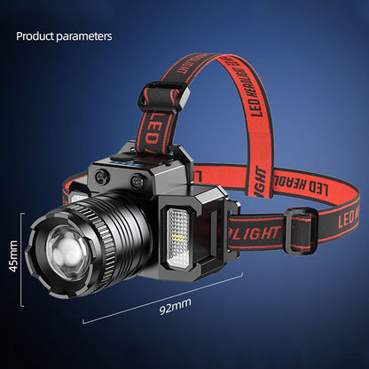 🔦 LIMITED‑TIME 50% OFF! ⚡ Rechargeable LED Headlamp with Motion Sensor