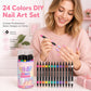 💅 LIMITED‑TIME 50% OFF! 💥 24 Colors Dual Ended Nail Art Pens Set – Creative, Salon‑Quality, Easy DIY ✨
