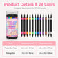 💅 LIMITED‑TIME 50% OFF! 💥 24 Colors Dual Ended Nail Art Pens Set – Creative, Salon‑Quality, Easy DIY ✨