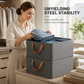 📢📢50% OFF !! ⏰Foldable Storage Basket with Handles