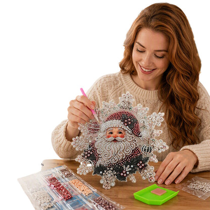 🎄 LIMITED‑TIME 50% OFF! ✨ Christmas Diamond Art Kit – Sparkling Resin Diamond DIY Festive Hanging Ornament ✨