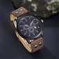 📢📢50% OFF !! ⏰Men's 7‑Piece Gift Set with Watch Wallet Belt Sunglasses Keychai