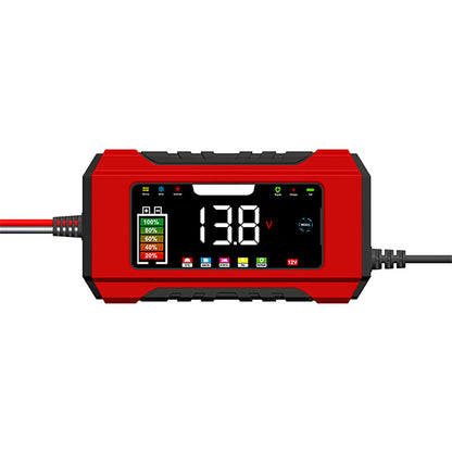 📢📢50% OFF !! ⏰12V 6A Smart Car Battery Charger with LCD Display