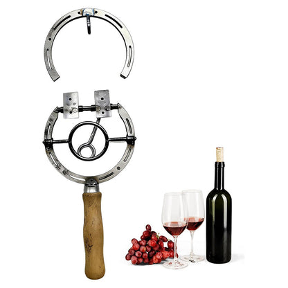 🍷 LIMITED‑TIME 50% OFF! ⚙️ Vintage Wall‑Mounted Horseshoe Wine Opener – Stylish, Decorative, Labor‑Saving 🥂