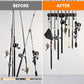 🎣 LIMITED‑TIME 50% OFF! ⚡ Wall‑Mounted Fishing Rod Holder – Protective, Modular, Drill‑Free 🧱