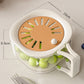 🍓 LIMITED‑TIME 50% OFF! ⚡ 2 in 1 Draining Basket with Lid – Wash, Drain & Store ✨