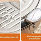 🍤 LIMITED‑TIME 50% OFF! ⚡ 304 Stainless Steel Tempura Fryer Pot – Thermometer, Drain Rack, Deep‑Body ✨