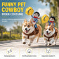 🤠 LIMITED‑TIME 50% OFF! ⚡ Funny Cowboy Rider Dog Costume – Soft Cotton Blend, Stable Saddle, Multi‑Size ✨