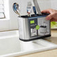 🍴 LIMITED‑TIME 50% OFF! ⚡ Space‑Saving Stainless Steel Kitchen Utensil Holder – Tidy, Drainable, Compact ✨