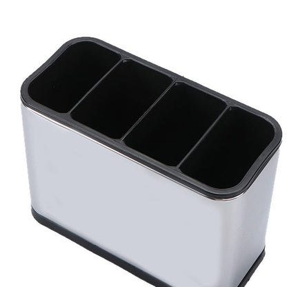 🍴 LIMITED‑TIME 50% OFF! ⚡ Space‑Saving Stainless Steel Kitchen Utensil Holder – Tidy, Drainable, Compact ✨