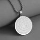 ✨ LIMITED‑TIME 50% OFF! ⚡ Stainless Steel Engraved Round Pendant Necklace – Tarnish‑Resistant, Polished, Two‑Tone ✨