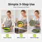 🥬 LIMITED‑TIME 50% OFF! ⚡ 3‑Piece Collapsible Colander Set – Foldable, Multi‑Size, Draining Base ✨