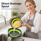 🥬 LIMITED‑TIME 50% OFF! ⚡ 3‑Piece Collapsible Colander Set – Foldable, Multi‑Size, Draining Base ✨