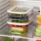 🍱 LIMITED-TIME 50% OFF! 👀 Clear Fridge Storage Container with Lid – Transparent Visibility, Stackable Design & 3 Size Options – Organize Your Fridge Effortlessly ✨