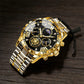 ⌚ LIMITED‑TIME 50% OFF! 💣 Men's Luminous Waterproof Flywheel Quartz Watch – Skeleton Detail, Night Glow ✨