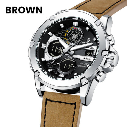 ⌚ LIMITED‑TIME 50% OFF! ⚡Men's Multi‑functional Waterproof Luminous Watch – Sporty, Clear Night Display ✨
