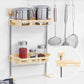 🪥 LIMITED‑TIME 50% OFF! ⚡Multifunctional Durable Punch‑Free Multi‑Layer Storage Shelf – Adjustable Layers, Wall‑Mounted ✨