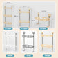 🪥 LIMITED‑TIME 50% OFF! ⚡Multifunctional Durable Punch‑Free Multi‑Layer Storage Shelf – Adjustable Layers, Wall‑Mounted ✨