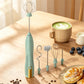☕ LIMITED‑TIME 50% OFF! ⚡Handheld Rechargeable Electric Milk Frother – 3‑Speed, Replaceable Whisk Heads ✨