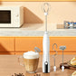 ☕ LIMITED‑TIME 50% OFF! ⚡Handheld Rechargeable Electric Milk Frother – 3‑Speed, Replaceable Whisk Heads ✨