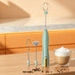 ☕ LIMITED‑TIME 50% OFF! ⚡Handheld Rechargeable Electric Milk Frother – 3‑Speed, Replaceable Whisk Heads ✨