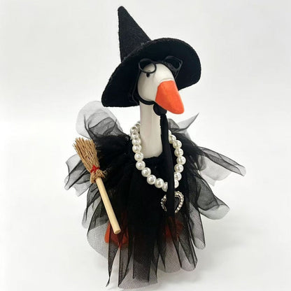 🎃 LIMITED‑TIME 50% OFF! 🧙 Halloween Porch Goose Witch Costume Set – Festive, Weather‑Proof, Cute ✨