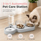 🐾 LIMITED‑TIME 50% OFF! 💣 2‑in‑1 Ergonomic Elevated Tilted Pet Bowl – Auto Water Refill, Non‑Slip ✨