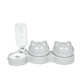 🐾 LIMITED‑TIME 50% OFF! 💣 2‑in‑1 Ergonomic Elevated Tilted Pet Bowl – Auto Water Refill, Non‑Slip ✨
