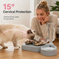 🐾 LIMITED‑TIME 50% OFF! 💣 2‑in‑1 Ergonomic Elevated Tilted Pet Bowl – Auto Water Refill, Non‑Slip ✨