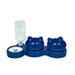 🐾 LIMITED‑TIME 50% OFF! 💣 2‑in‑1 Ergonomic Elevated Tilted Pet Bowl – Auto Water Refill, Non‑Slip ✨