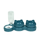 🐾 LIMITED‑TIME 50% OFF! 💣 2‑in‑1 Ergonomic Elevated Tilted Pet Bowl – Auto Water Refill, Non‑Slip ✨