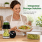 🥕 LIMITED‑TIME 50% OFF! 💣 Handheld Vegetable Spiralizer Slicer – Multi‑Blade, Compact Kitchen Helper ✨