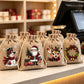 🎅 LIMITED‑TIME 50% OFF! ✨ Christmas Drawstring Gift Bags – Santa & Reindeer Design, Reusable Fabric Gift Wrapping Bags ✨