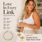 💖 LIMITED‑TIME 50% OFF! ✨ Women’s Elegant Heart Link Bracelet – Dainty Romantic Design, Adjustable Chain ✨