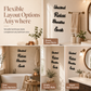 🛁 LIMITED‑TIME 50% OFF! ✨4‑Piece Farmhouse Bathroom Wall Decor Set‑3D Cutout Poplar Wood Wall Signs ✨