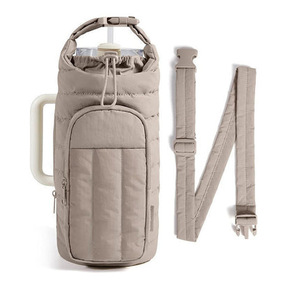 🥤 LIMITED‑TIME 50% OFF! ✨ Portable Water Bottle Holder Bag with Strap – Hands‑Free, Multi‑Pocket, Outdoor‑Ready ✨