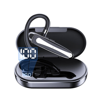🔊 LIMITED‑TIME 50% OFF! ✨Waterproof Bluetooth Earpiece – Bluetooth5.1, Dual‑Mic Noise Reduction, 180° Rotatable Ear‑Hook ✨