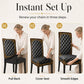 🪑 LIMITED‑TIME 50% OFF! ✨ Washable Stretch Chair Cover – Baroque Gilded Print, High‑Density Elastic Fabric ✨
