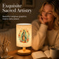 🕯️ LIMITED‑TIME 50% OFF! ✨ Virgin Mary Pattern Wooden Table Lamp – Gentle Glow, Hand‑Crafted, Spiritual Decor ✨