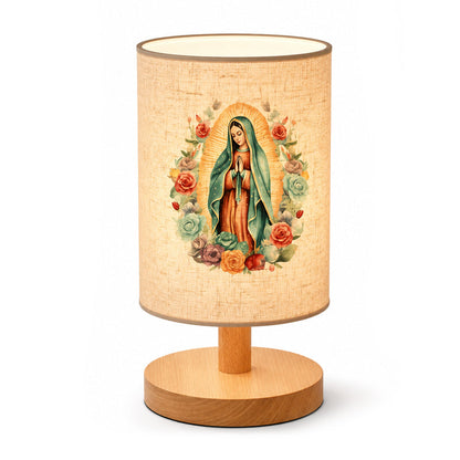 🕯️ LIMITED‑TIME 50% OFF! ✨ Virgin Mary Pattern Wooden Table Lamp – Gentle Glow, Hand‑Crafted, Spiritual Decor ✨