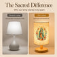 🕯️ LIMITED‑TIME 50% OFF! ✨ Virgin Mary Pattern Wooden Table Lamp – Gentle Glow, Hand‑Crafted, Spiritual Decor ✨
