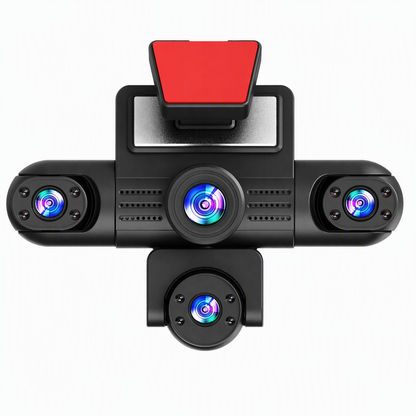 🚗 LIMITED‑TIME 50% OFF! ✨4K 360 Degree Panoramic Car Dash Cam with 5 Cameras – Hidden Design, Auto Collision Lock & Heat‑Resistant Body ✨