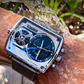 ⌚ LIMITED‑TIME 50% OFF! ✨ Men's Square Luminous Watch with Dual Chronograph – Quartz Precision, 30M Water Resistant ✨