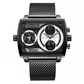 ⌚ LIMITED‑TIME 50% OFF! ✨ Men's Square Luminous Watch with Dual Chronograph – Quartz Precision, 30M Water Resistant ✨
